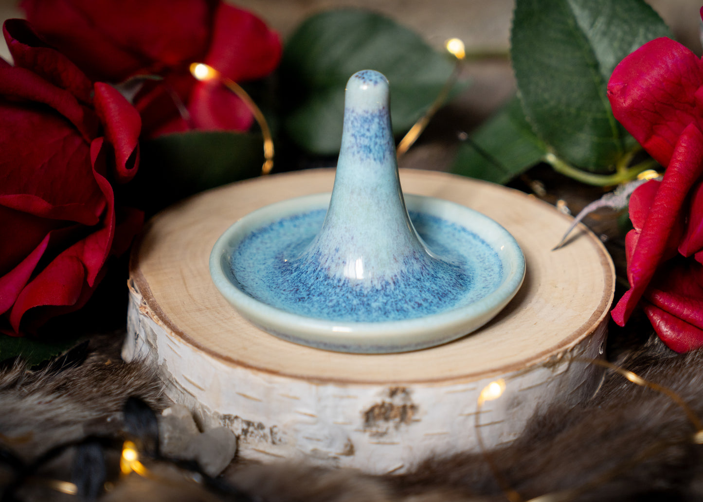 Crystal Lake Ring Holder