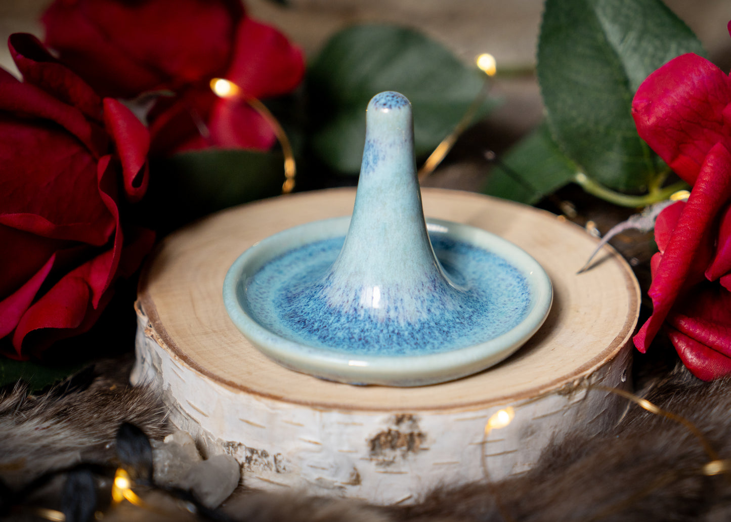Crystal Lake Ring Holder