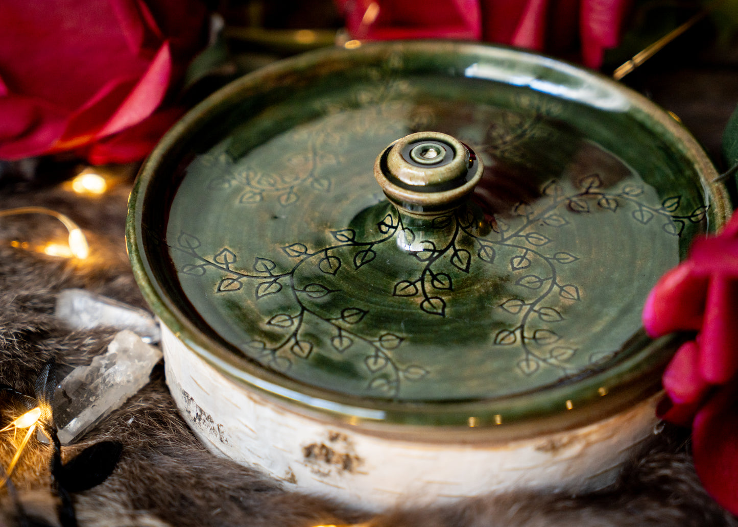 Evergreen Ivy Stick Incense Holder
