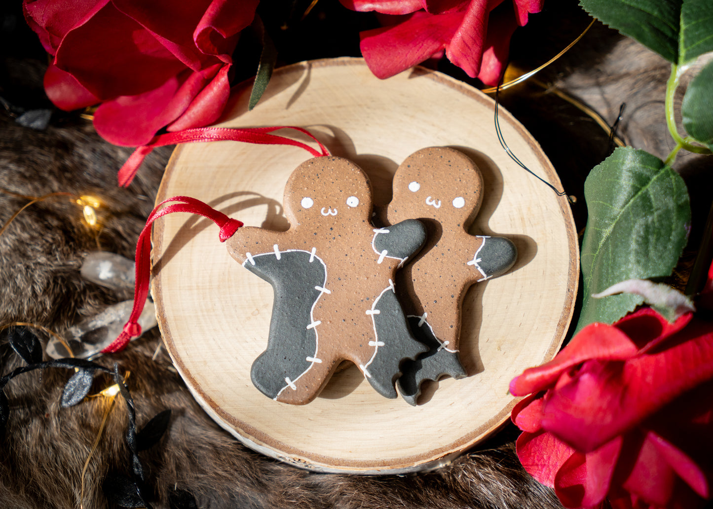 Stitched-up Gingie Ornament