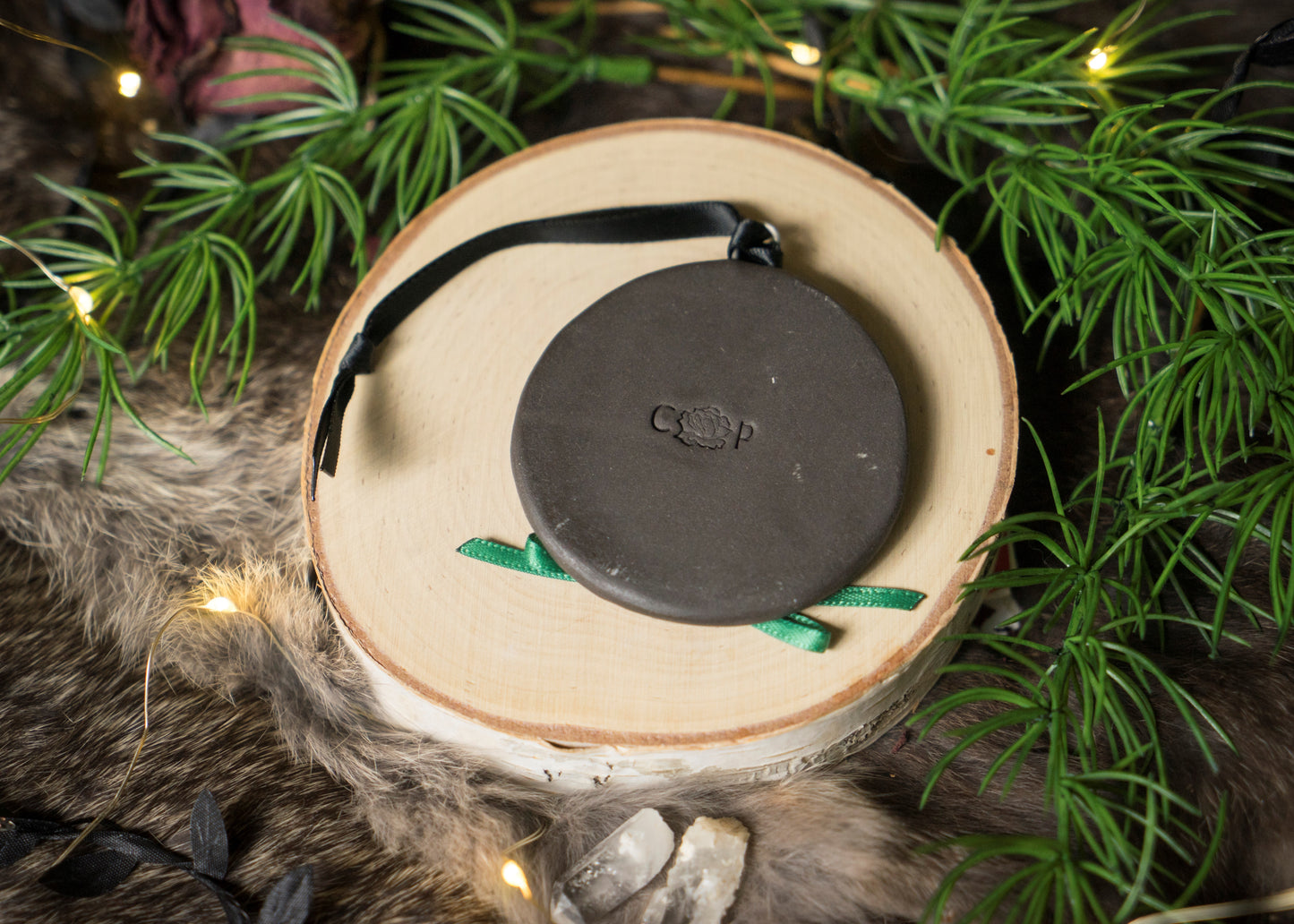 Black Clay Corset Ornaments