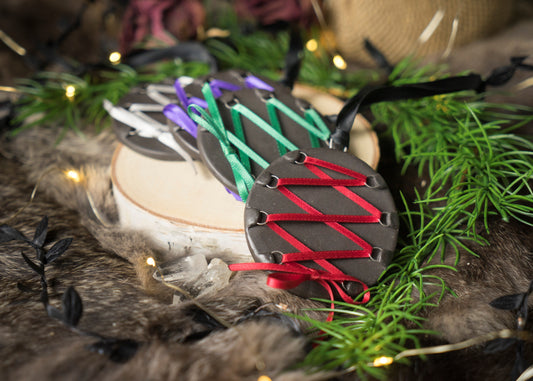 Black Clay Corset Ornaments