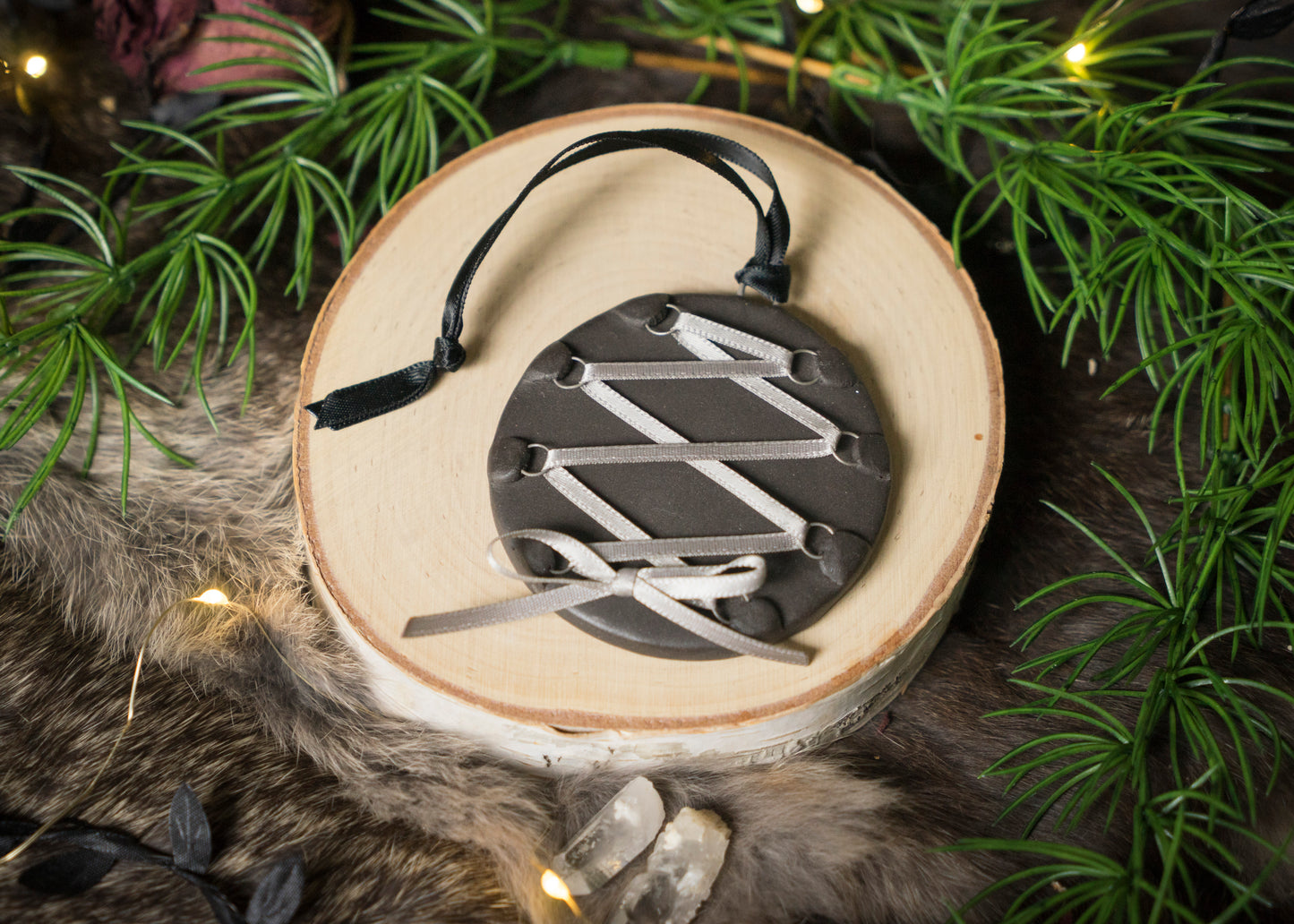 Black Clay Corset Ornaments
