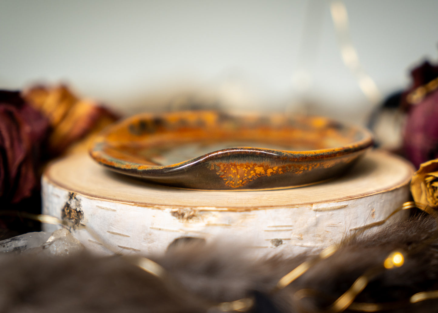 Fiery Tea Spoon Rest