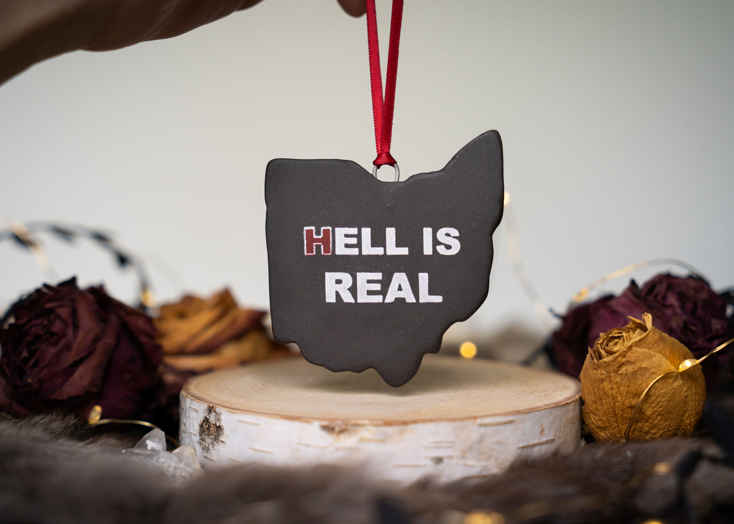 "Hell Is Real" Ohio Ornament