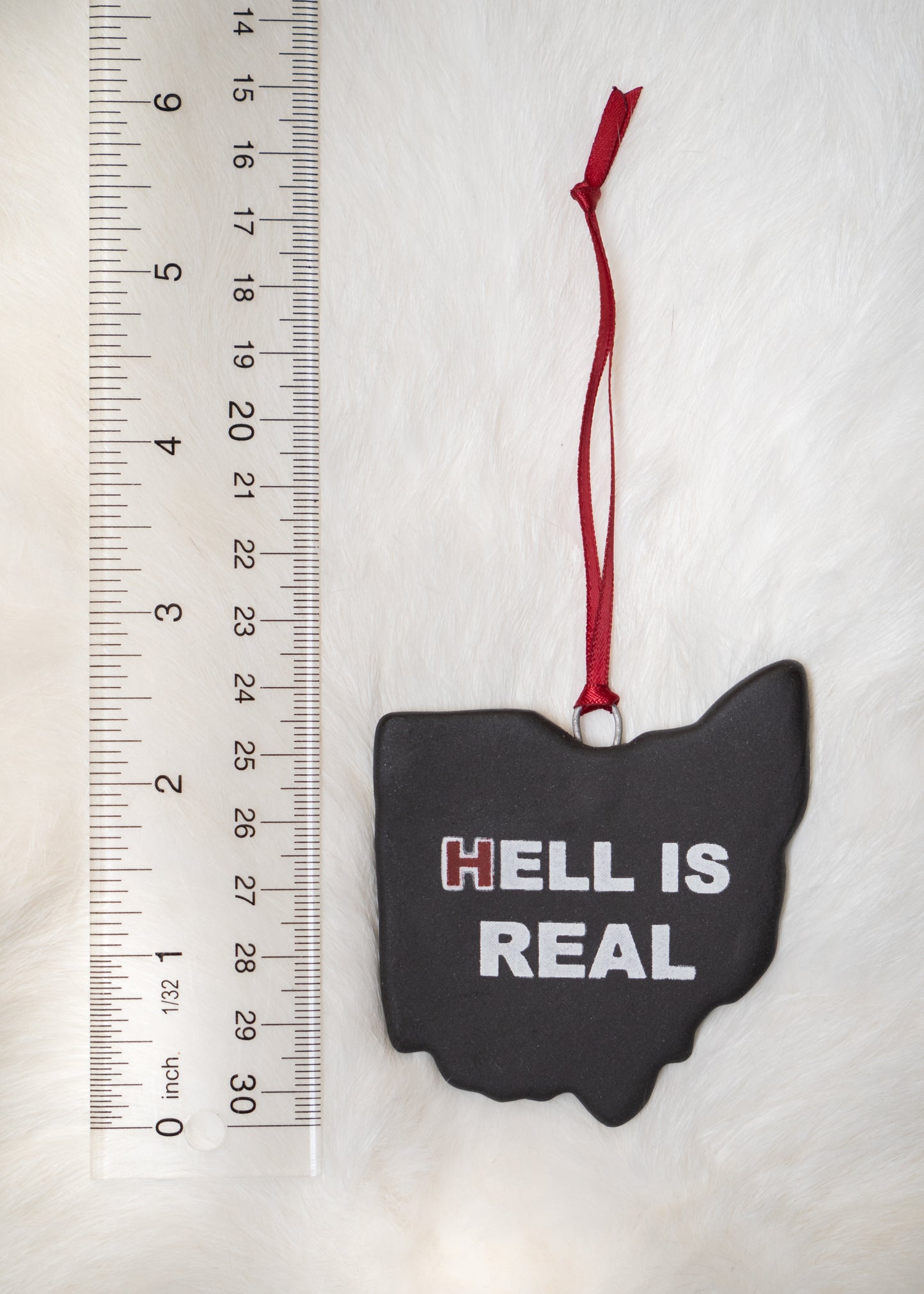 "Hell Is Real" Ohio Ornament