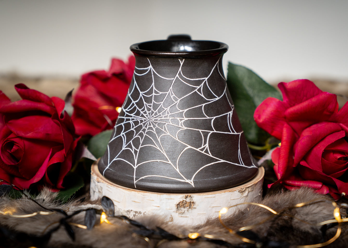 Dark Spiderweb Shortie Stein #1