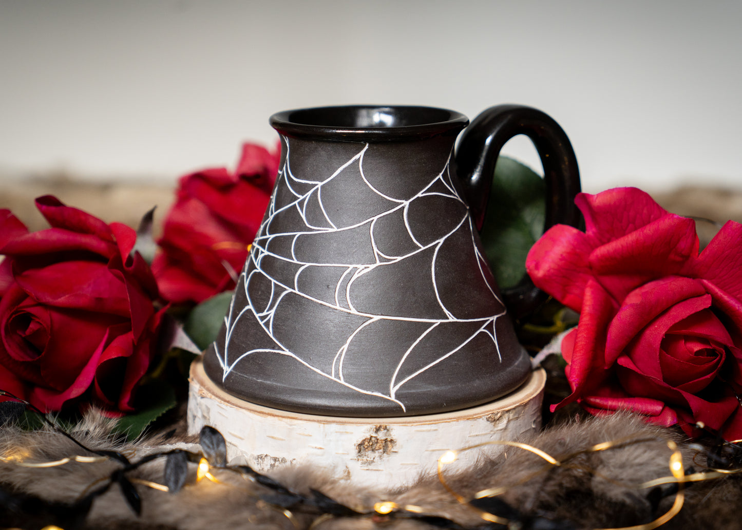 Dark Spiderweb Shortie Stein #1