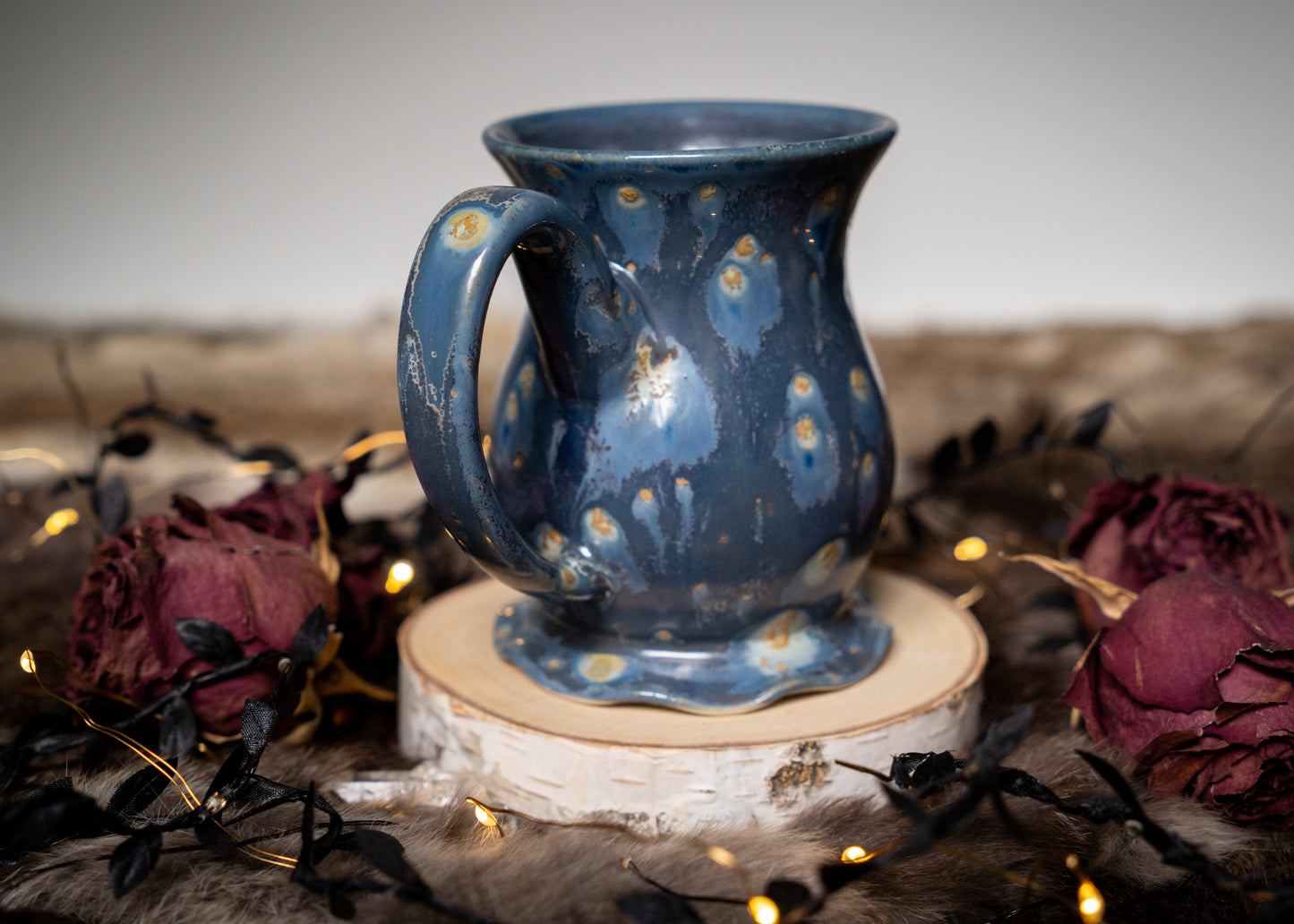 Starry Night Ruffle Mug