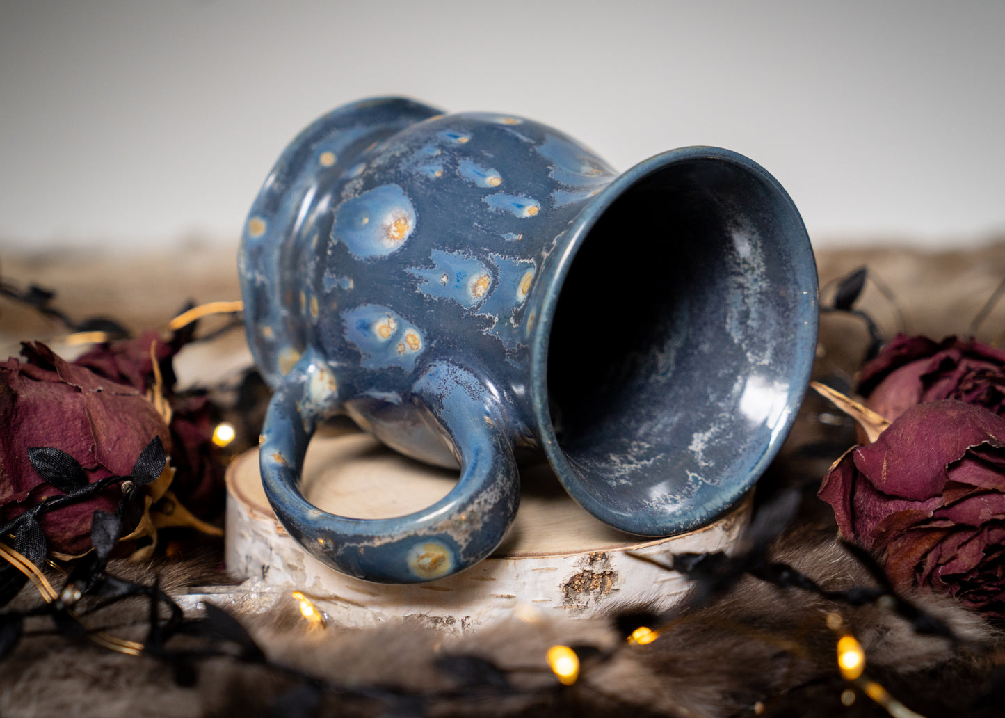 Starry Night Ruffle Mug