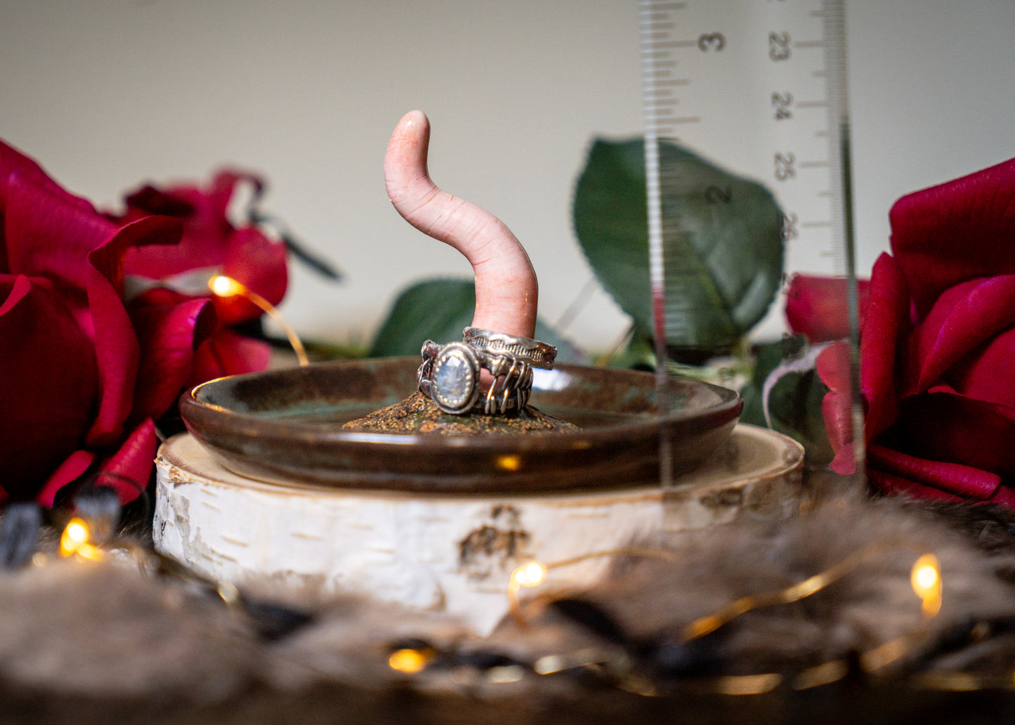 Wiggly Worm Ring Holder