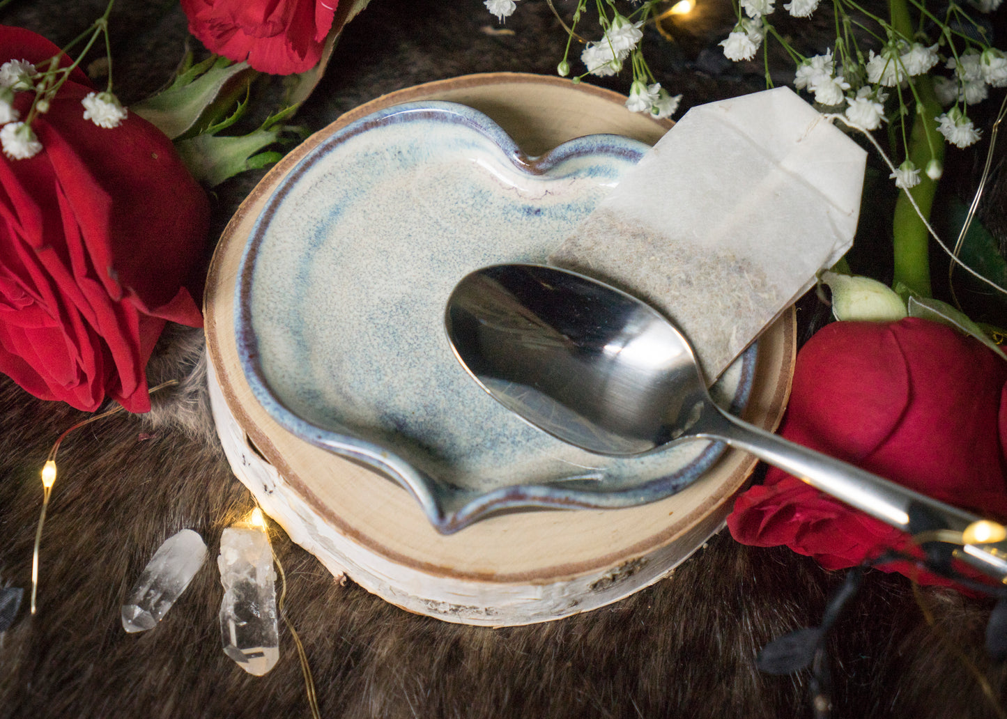 Small Dreamy Heart Spoon Rest