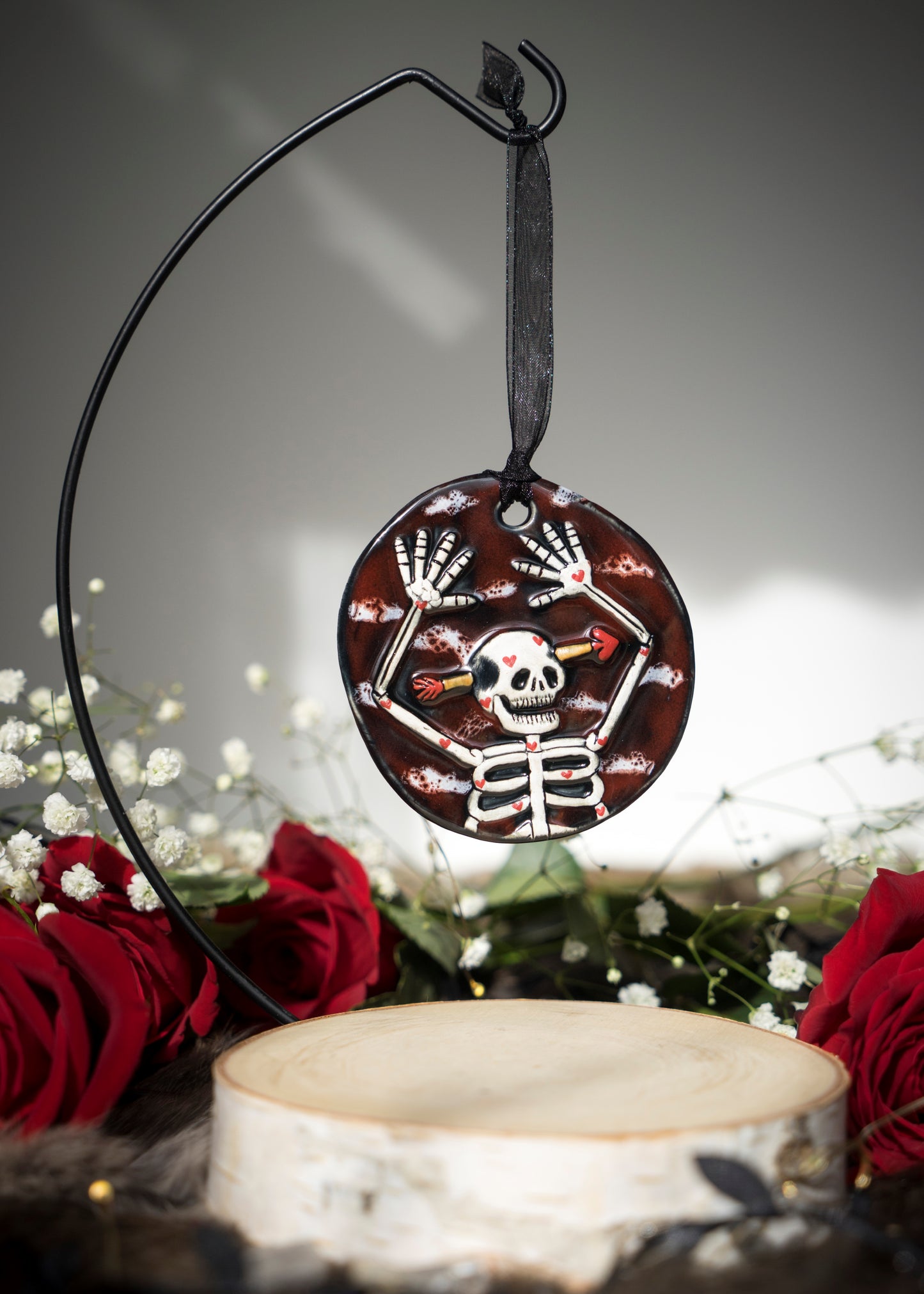 Lovestruck Skeleton Ornament