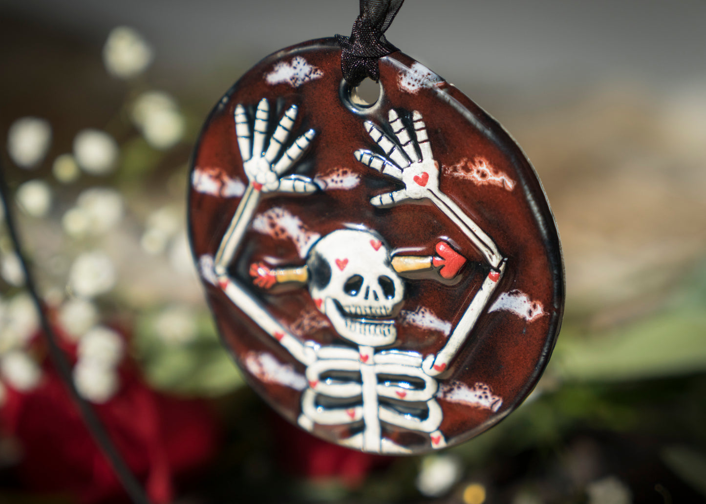 Lovestruck Skeleton Ornament