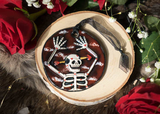 Lovestruck Skeleton Ornament