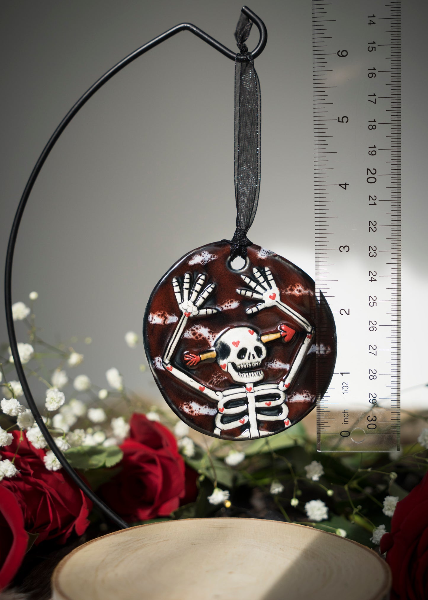 Lovestruck Skeleton Ornament