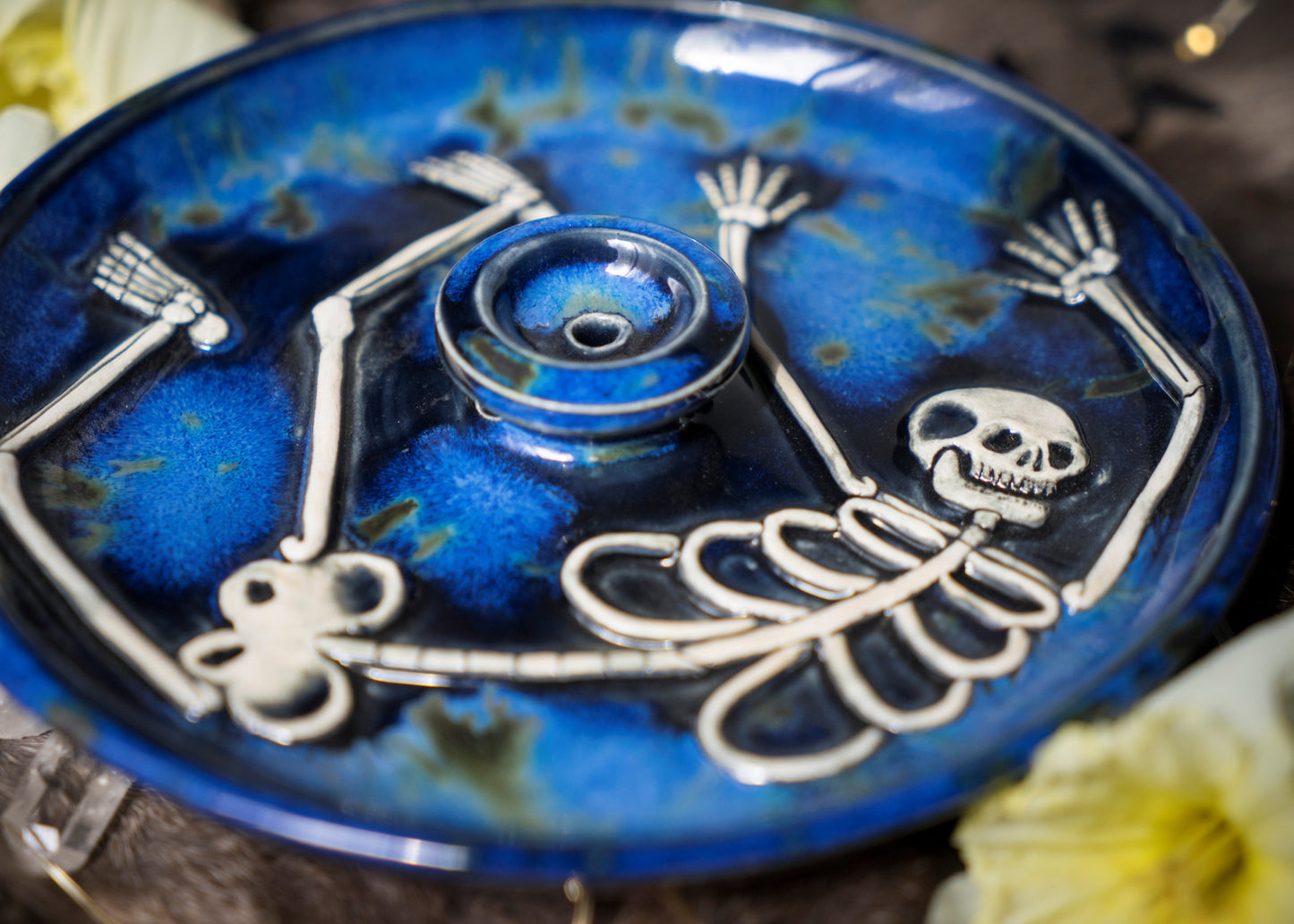 Swamp Skeleton Backflow Incense Holder