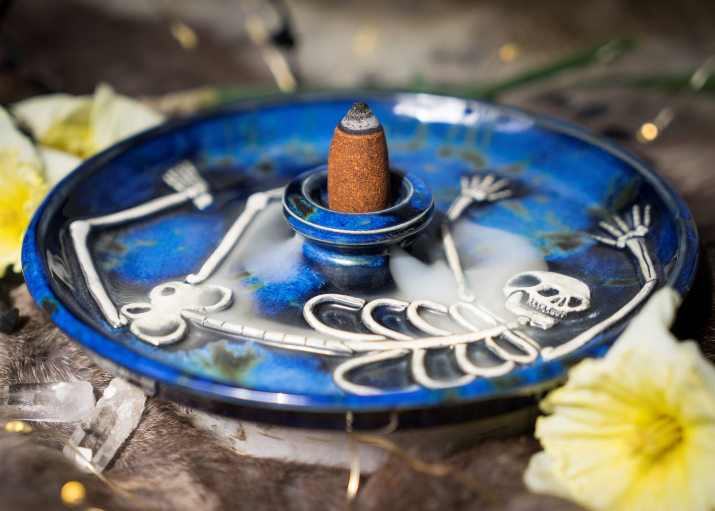 Swamp Skeleton Backflow Incense Holder