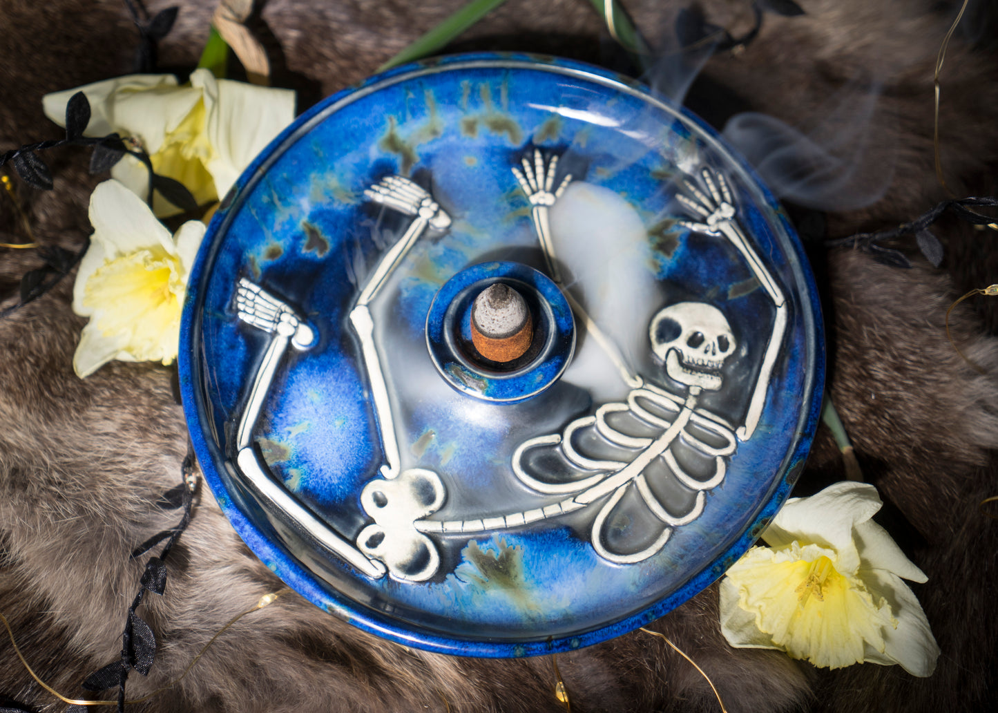 Swamp Skeleton Backflow Incense Holder